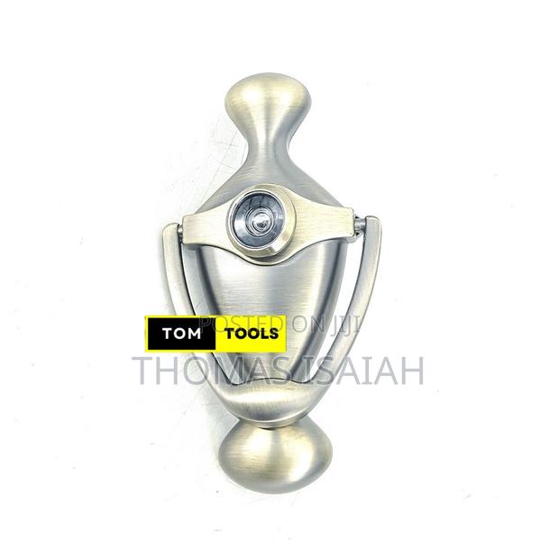 Zinc Alloy Door Knocker With Peephole Viewer