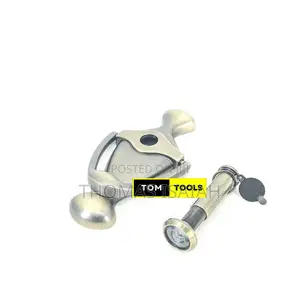 Zinc Alloy Door Knocker With Peephole Viewer
