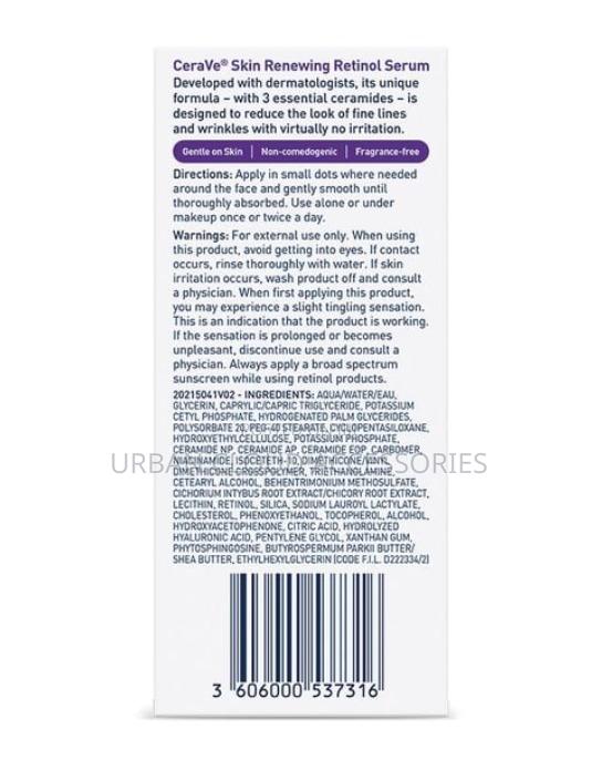 Cerave Skin Renewing Retinol Serum (Original) - thumbnail 3