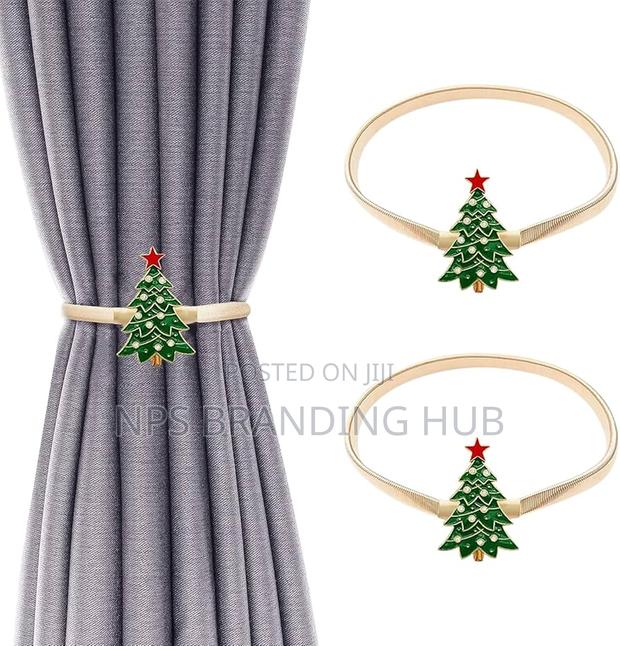 Spring Curtain Holders/Tie-Backs Pair R.T - main view