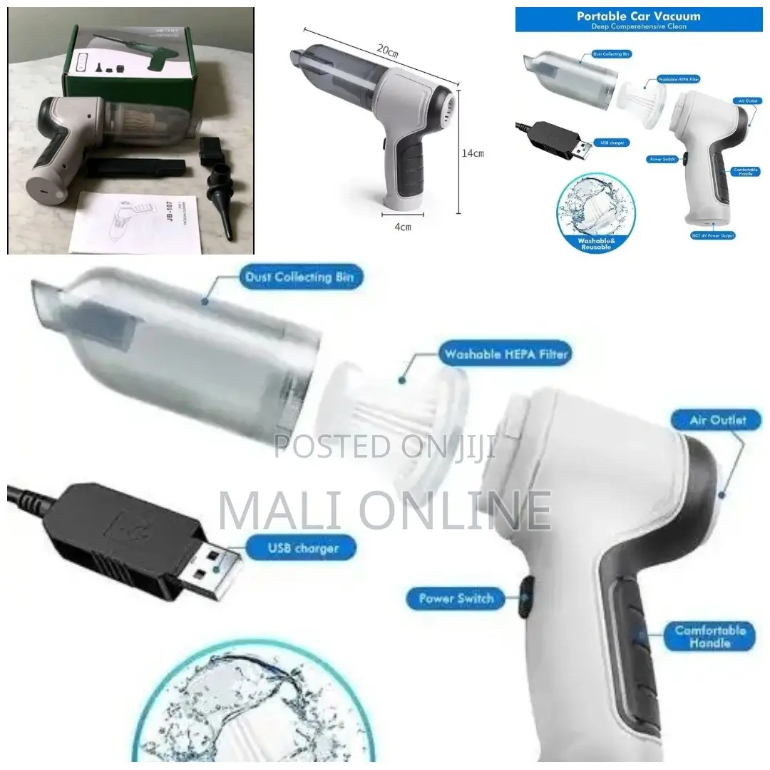 Cordless Car Vacuum Cleaner 3 in 1wireless Usb Handheld Vacuum Blower