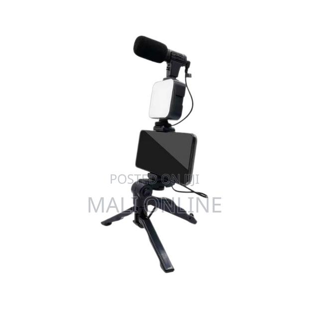 Smartphone Vlogging Ay 49 Kit Tripod Led Fill Light Mic Phone Holder
