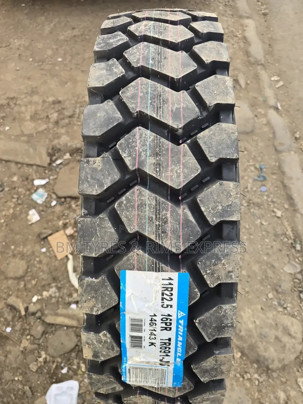 11 R22. 5 Triangle Tires (Diff)