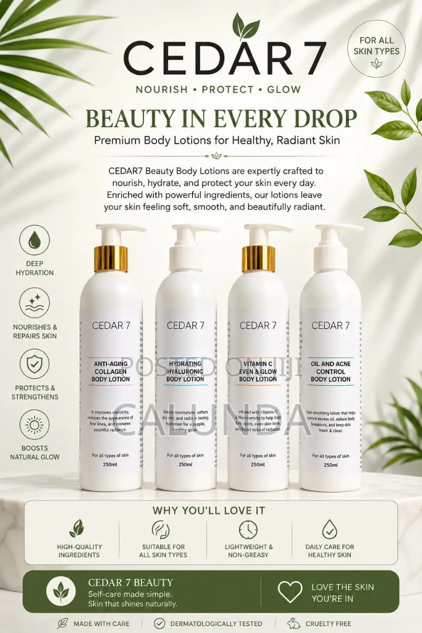Cedar7 Body Lotions