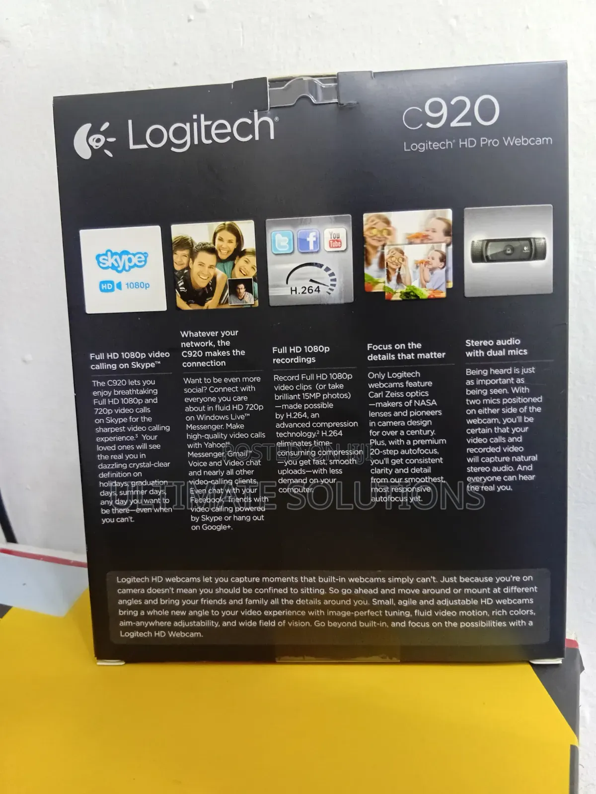High Quality Logitech C920 Pro 1080p Webcam