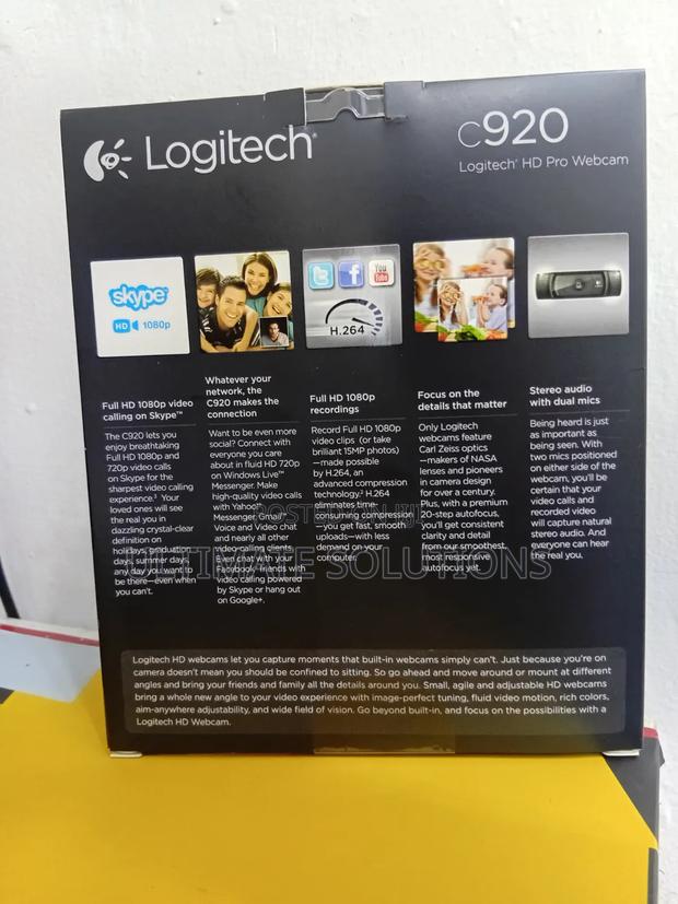 High Quality Logitech C920 Pro 1080p Webcam - thumbnail 2