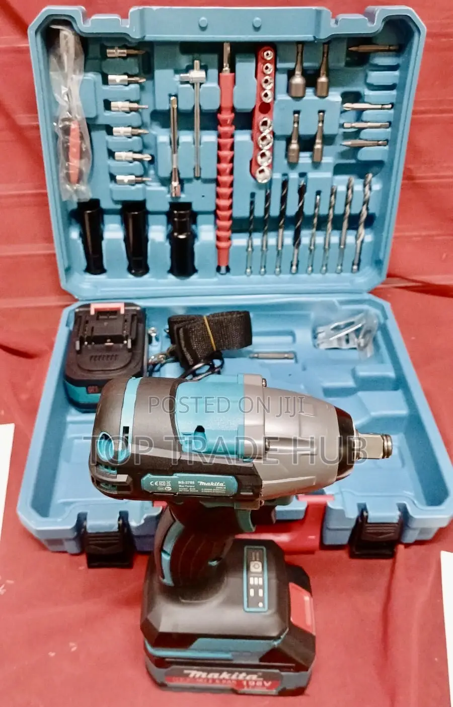Makita Cordless Impact Wrench Kit 198v 1/2 Inch