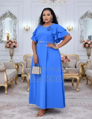 Quality Classy Modest Maxi Dress Sizes 46-54 *