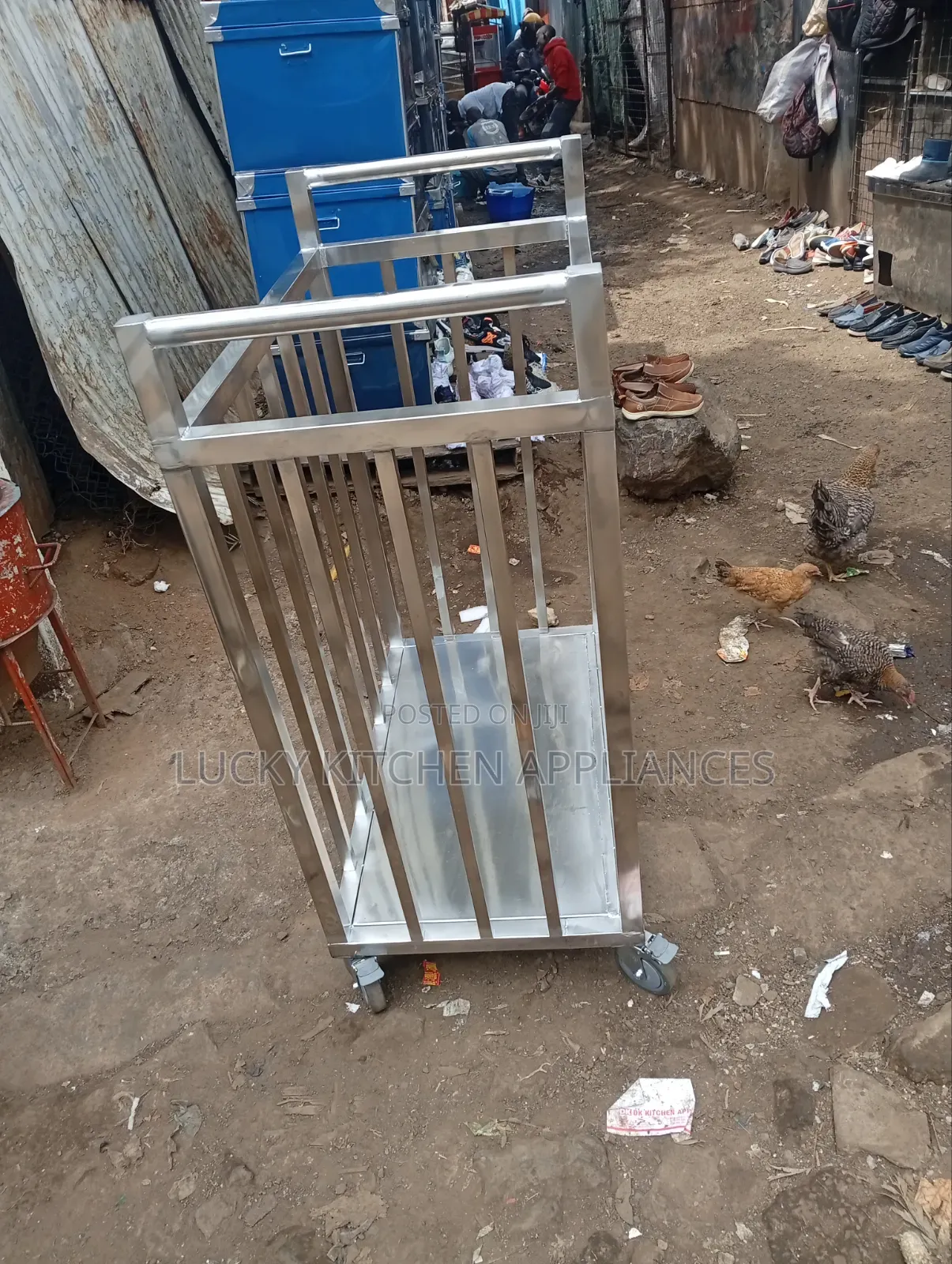 Stainless Steel Trolley Cage.