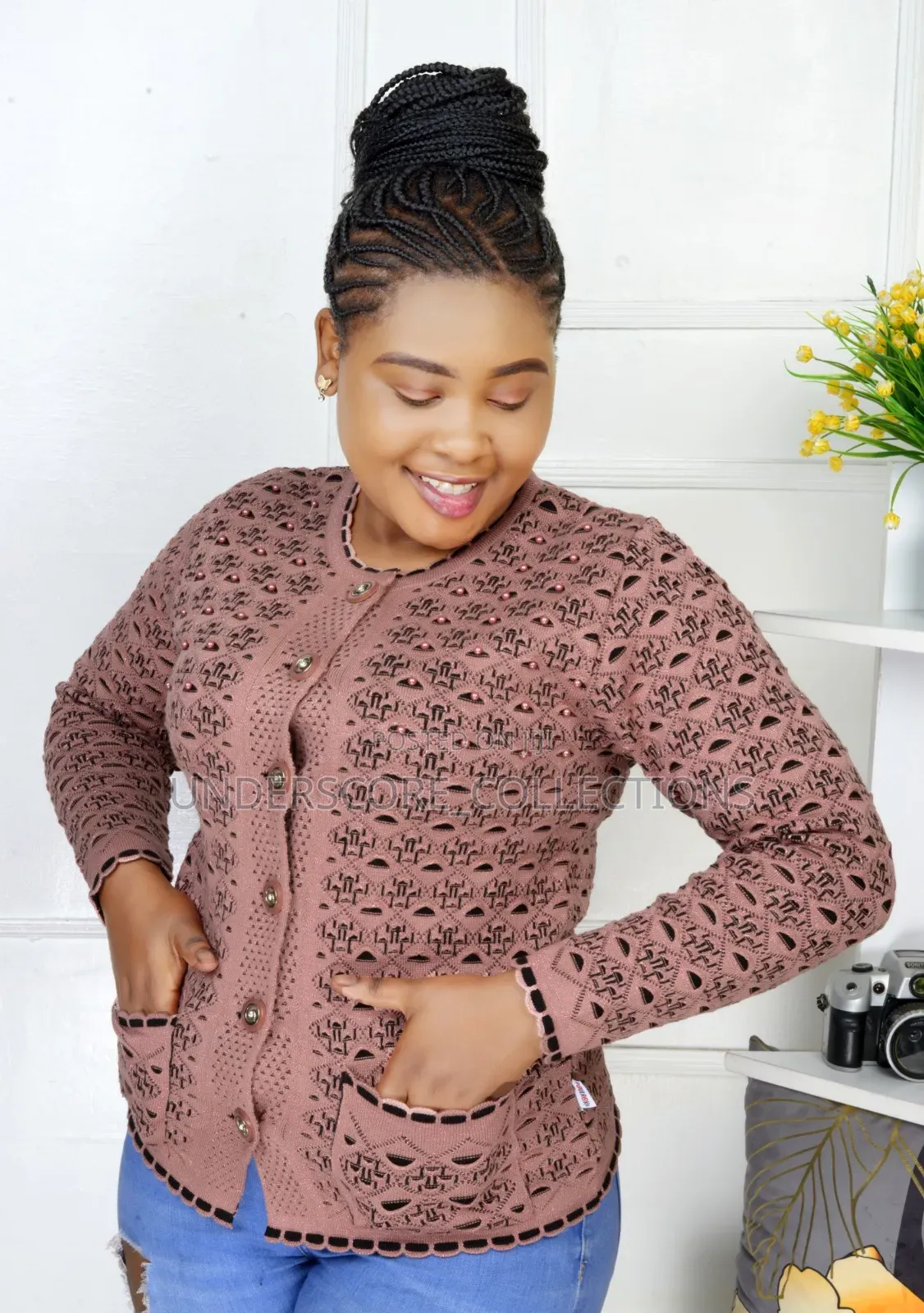 Ladies Multi-Colour Round Neck Sweaters