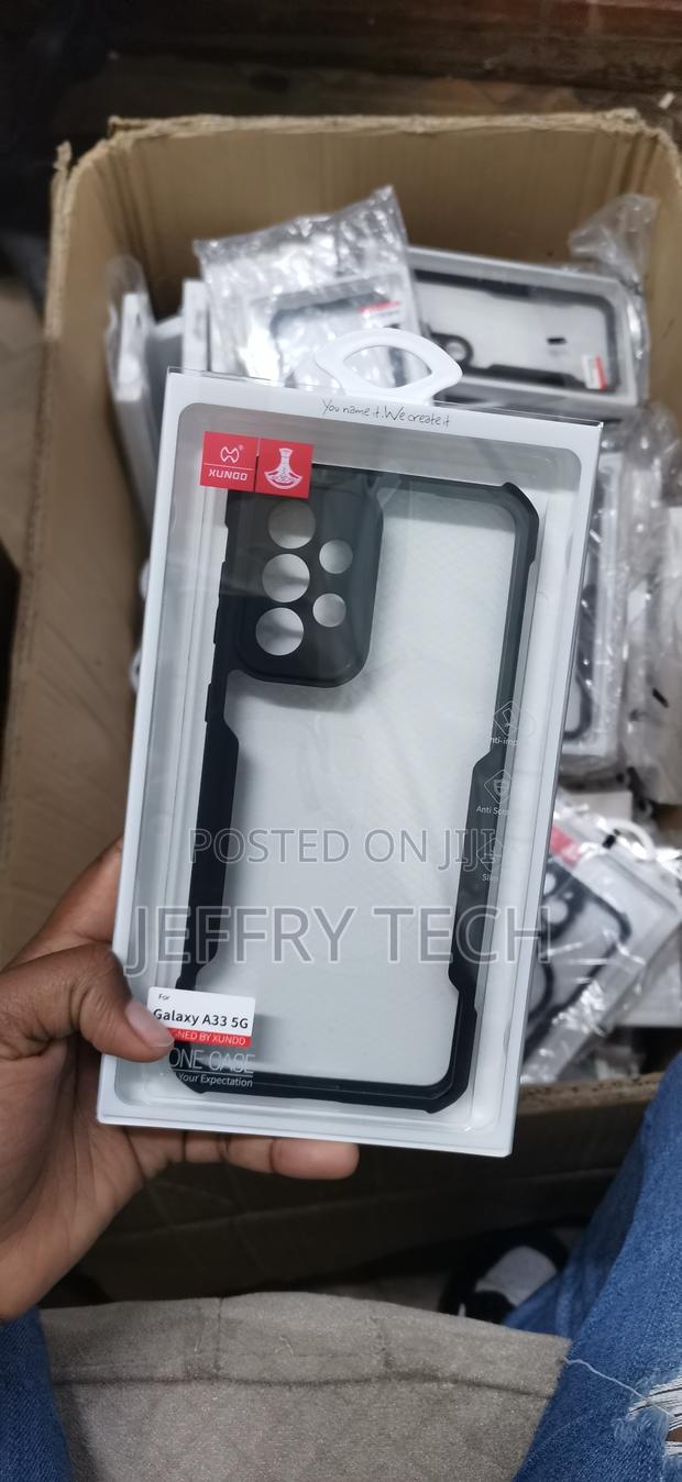 Yonpor Shockproof Case for Samsung Galaxy A33 4g - Transparent Silic - thumbnail 2