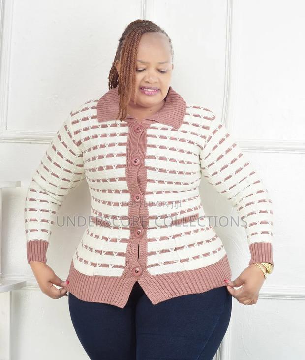Ladies Multi-Colour Color Neck Sweaters - thumbnail 2