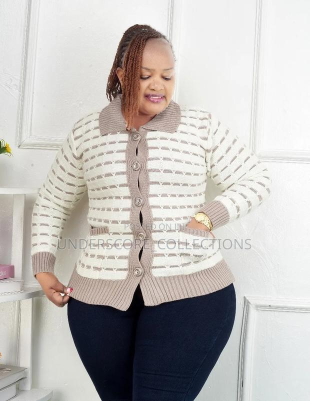 Ladies Multi-Colour Color Neck Sweaters - thumbnail 3