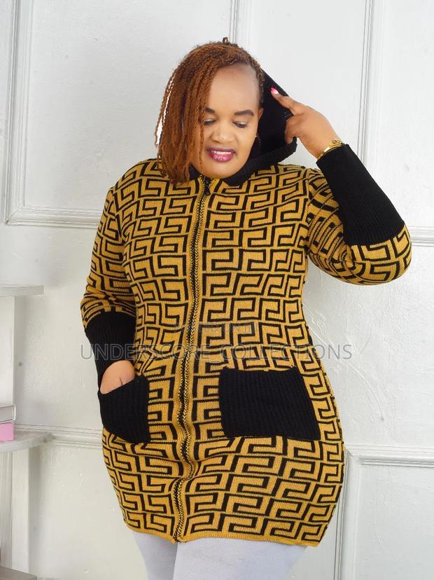 Ladies Hooded Zip Up Multi Coloured Sweaters