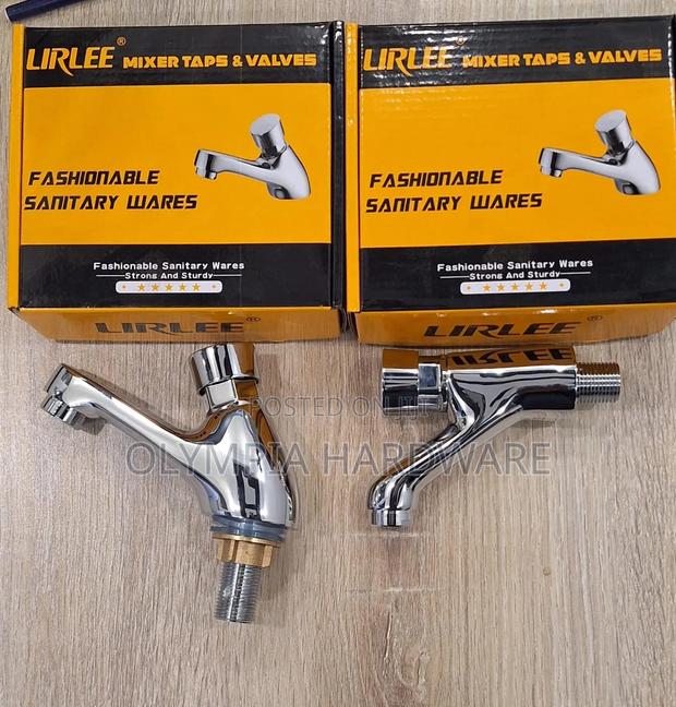 Lirlee Push Tap (Wall and Pillar)