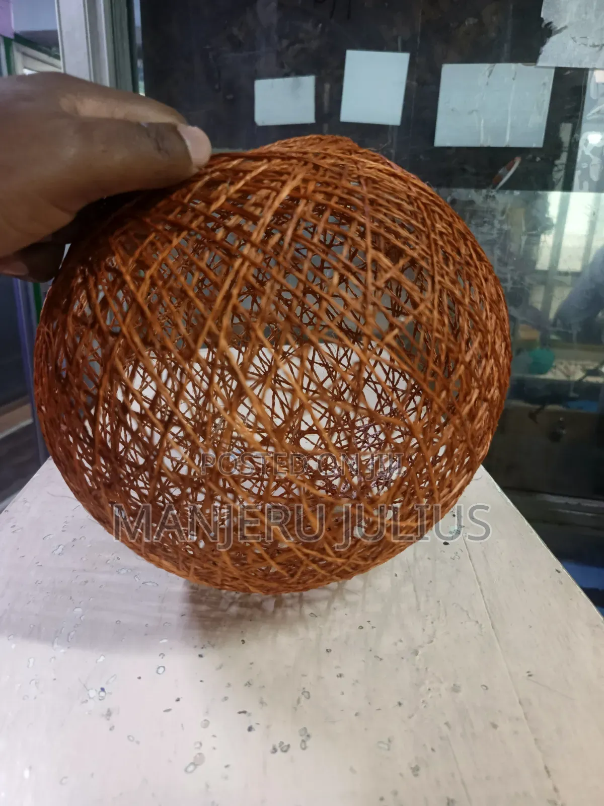 Woven Yarn Lampshade