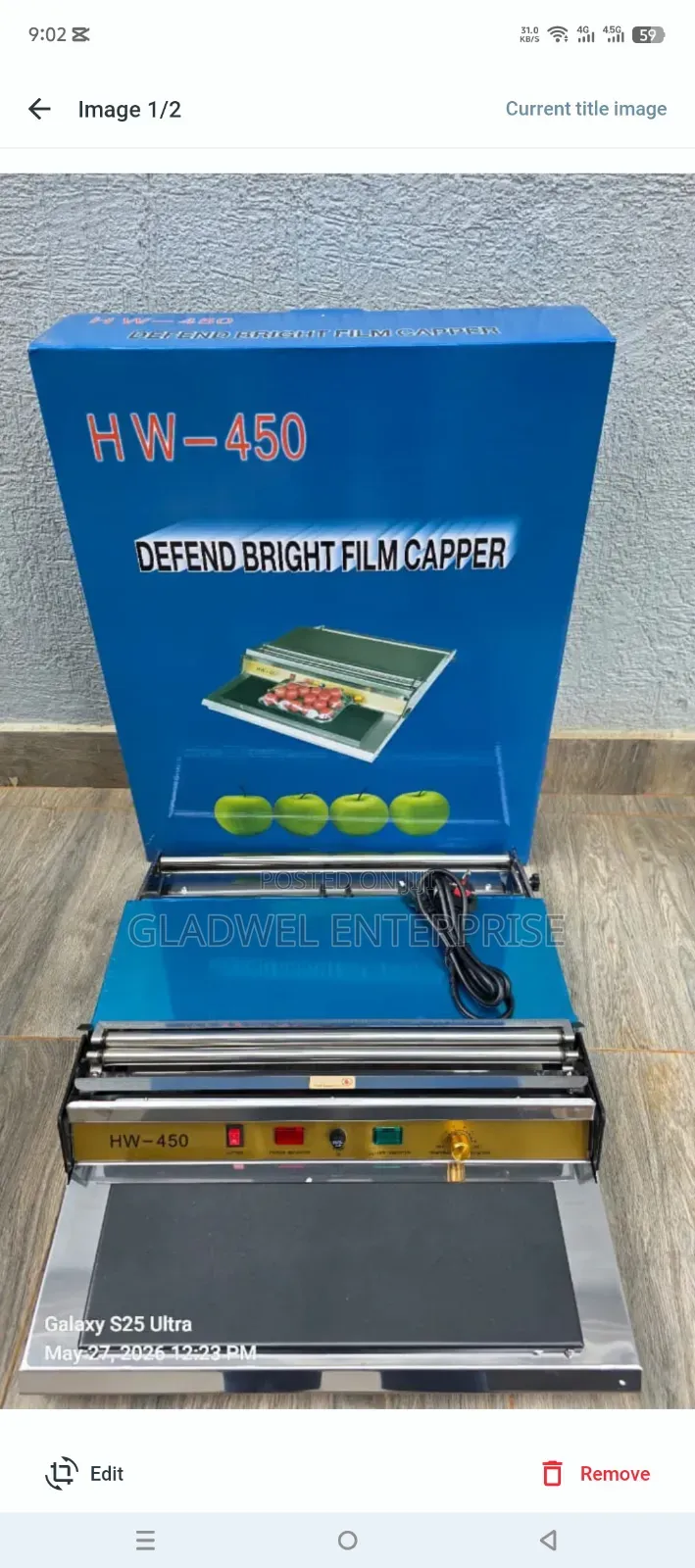 Quality Commercial Hand Vacuum Sealer