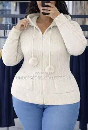 Ladies Plain Coloured Plus Size Fitting Sweaters