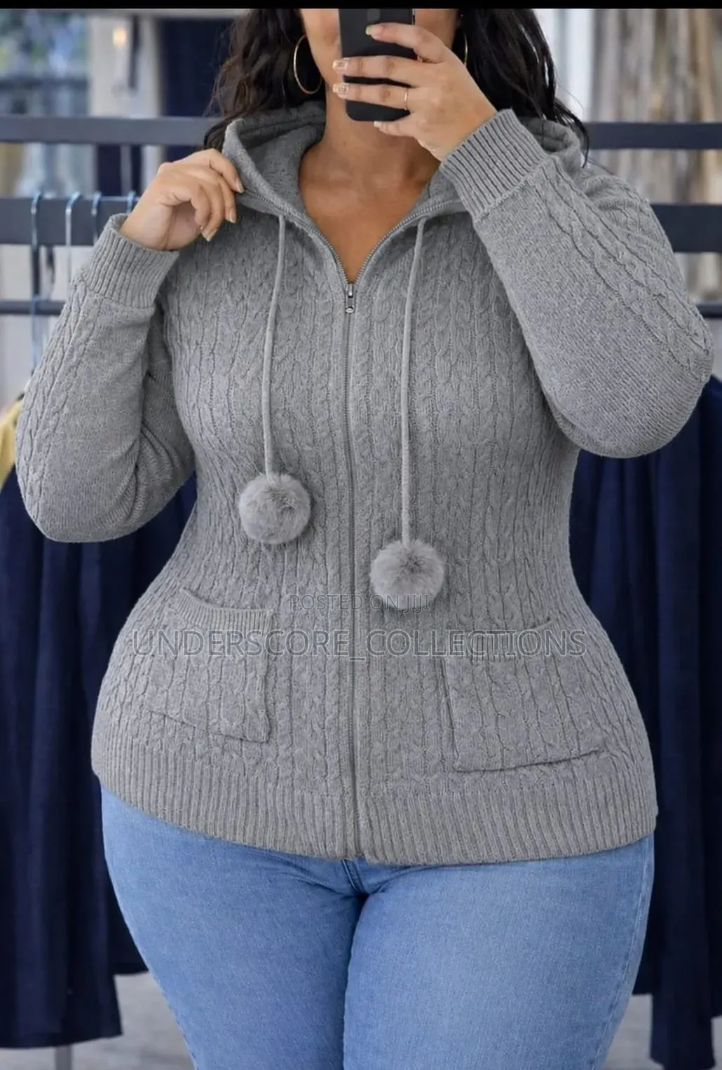 Ladies Plain Coloured Plus Size Fitting Sweaters