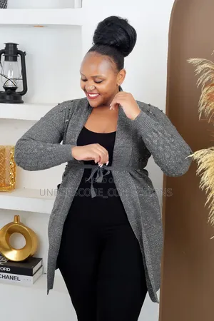 Ladies Plus Size Bulky Long Sweaters