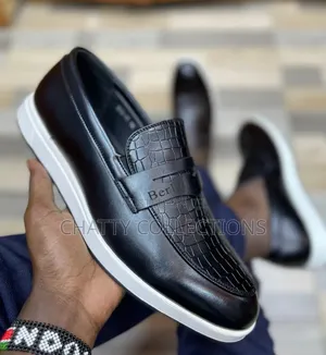 Berluti Black Laceless Smart Casuals Shoes Size 40 to 45