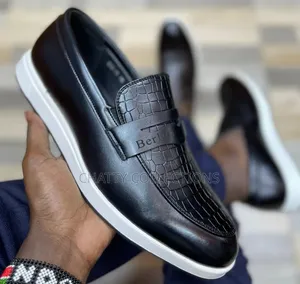 Berluti Black Laceless Smart Casuals Shoes Size 40 to 45