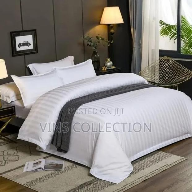 Plain Striped Duvet Cover Sets - main view
