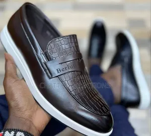 Berluti Dark Brown Laceless Smart Casuals Shoes Size 40 to 45
