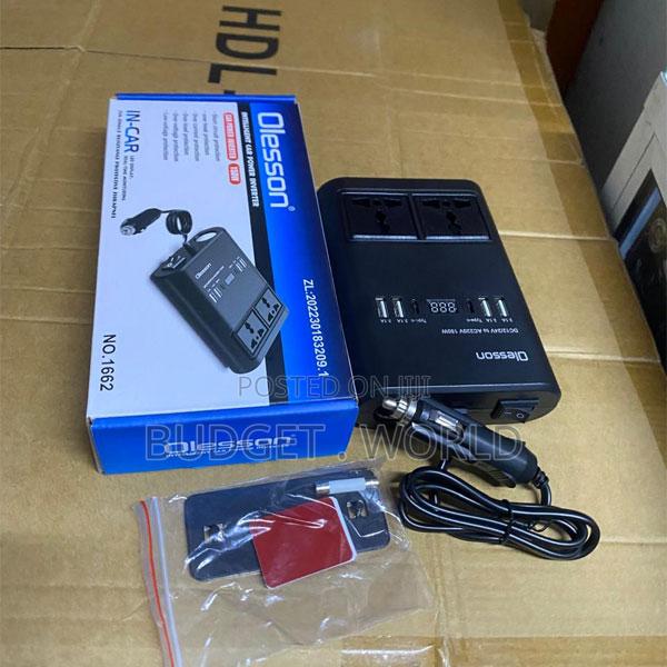 Olesson Portable Car Inverter 150w – Fast Safe Car Power Converter Wit