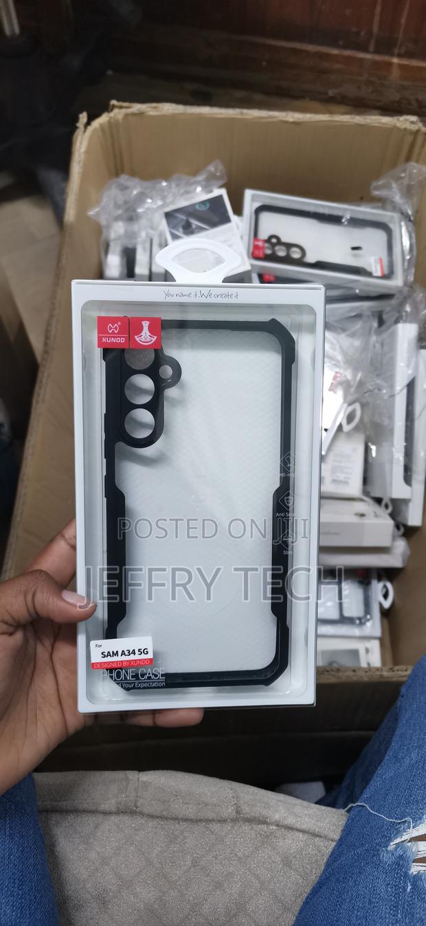 Samsung Galaxy A34 Premium Transparent Doyers Back Cover