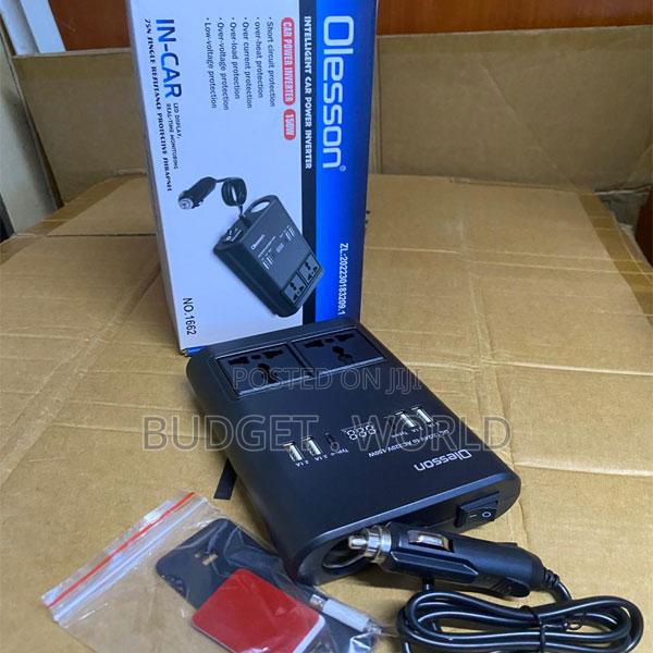 Olesson Car Inverter 150w With Fast Charging – Portable Safe Power Sol