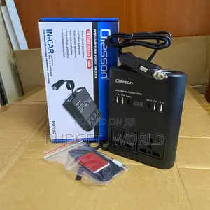 Olesson 150w Fast Charging Inverter – Portable Car Power Supply Adapte