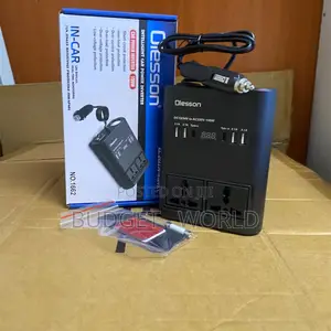 Olesson 150w Portable Car Power Inverter – Fast Charging Vehicle Adapt