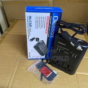 Portable Olesson Vehicle Inverter 150w – Safe Charging Travel Power Su