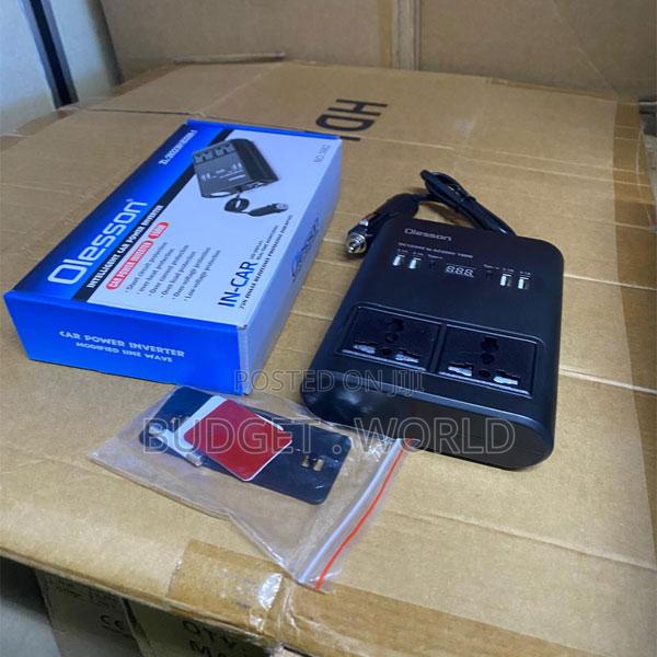 Olesson 150w Fast Usb Car Inverter – Portable Mobile Power Solution