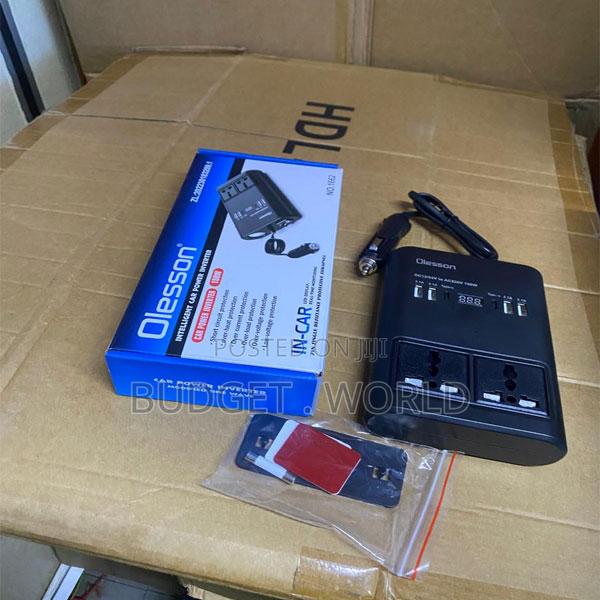 Portable Olesson Dc to Ac Car Inverter 150w – Safe Fast Charging Devic