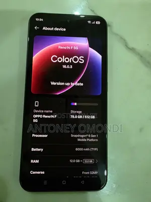 Oppo Reno14 F 512 GB Green