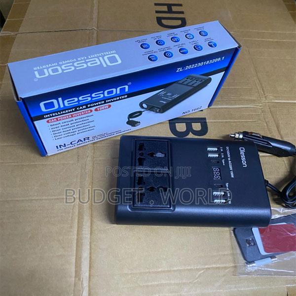 Portable Olesson Dc to Ac Inverter 150w – Reliable Vehicle Charging So