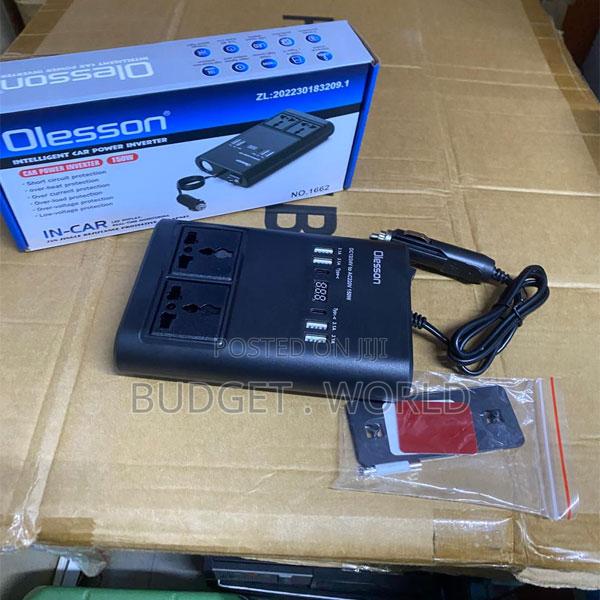 Olesson 150w Car Charging Converter – Portable Travel Power Adapter