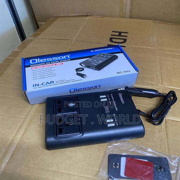 Portable Fast Charging Car Inverter by Olesson – 150w Power Device