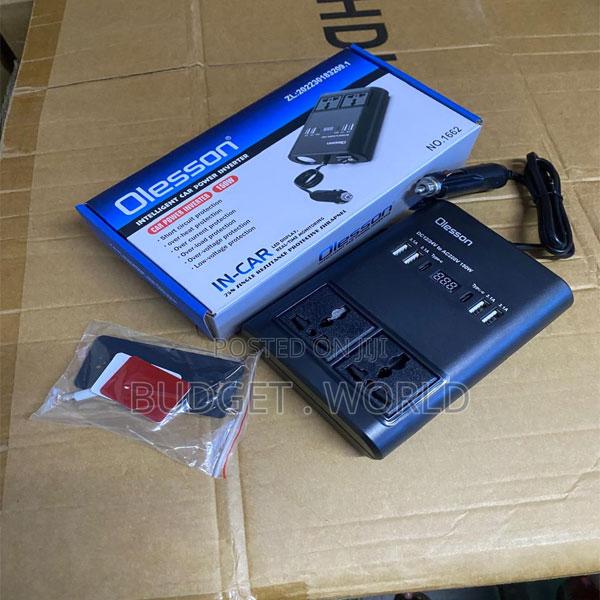 Olesson 150w Usb Fast Charging Car Inverter – Portable Travel Power Su