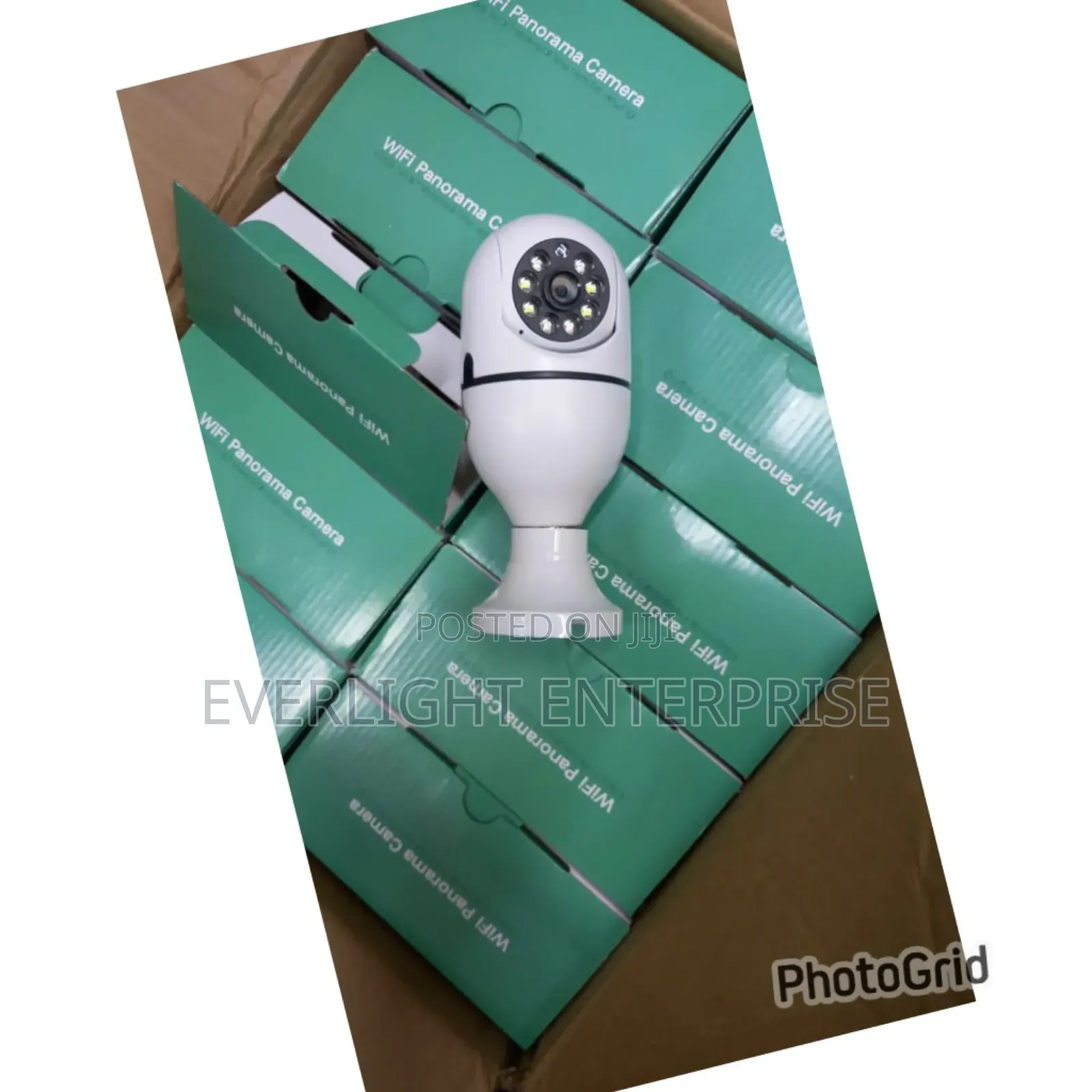 *Wifi PTZ 360 Rotating CCTV Camera Bulb