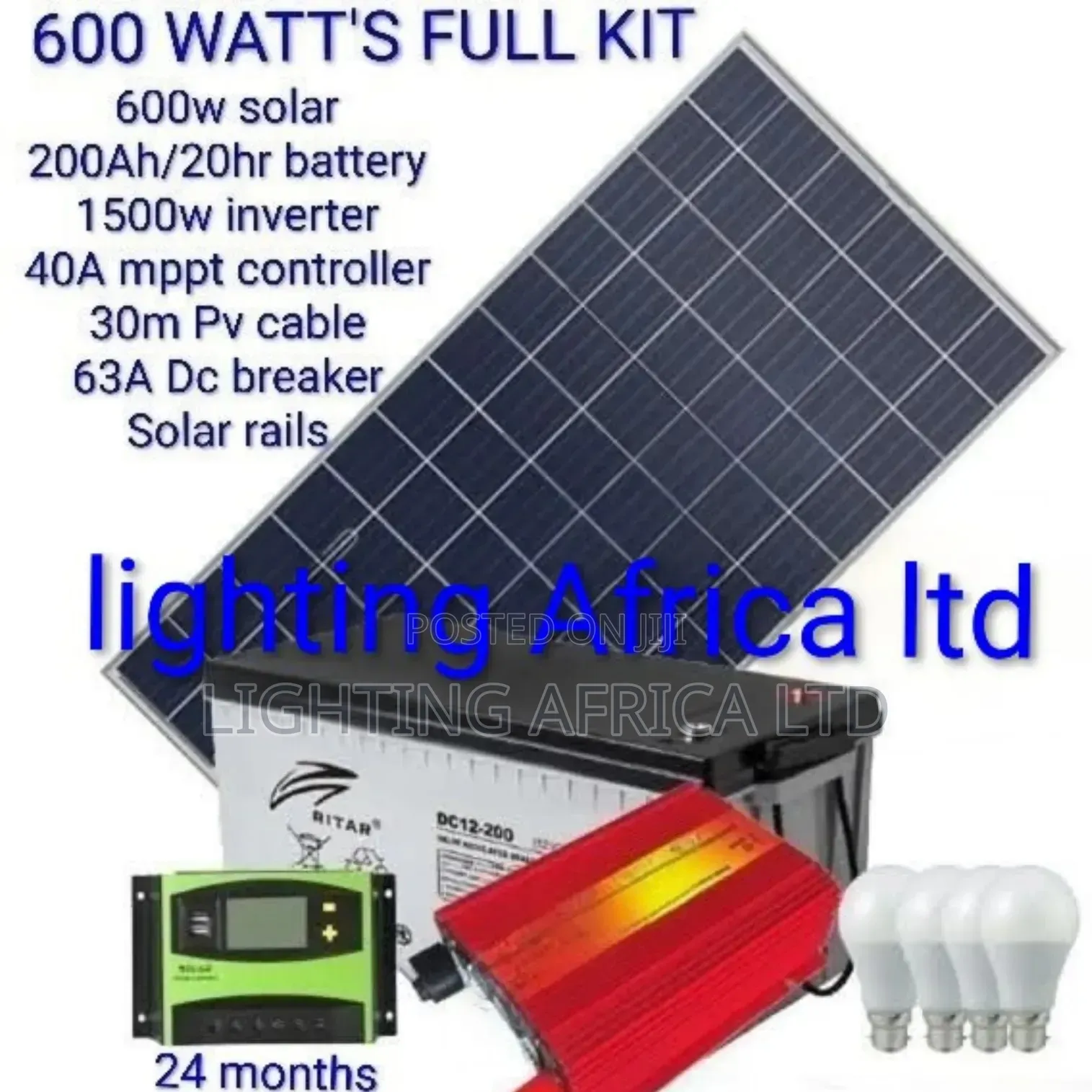 600w Home Solar Package