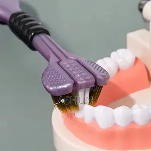Three-Sided Soft Bristle Toothbrush Highly Efficient in Cleaning