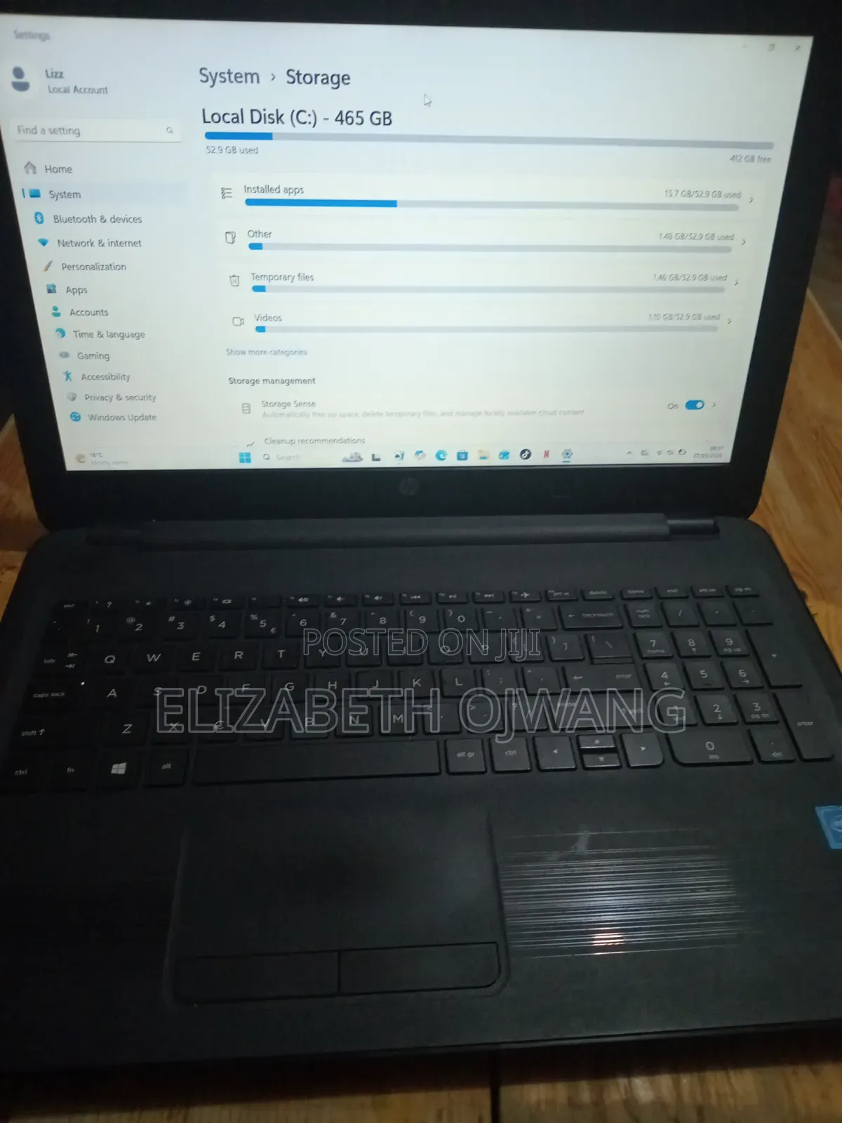 Laptop HP 250 G2 4GB Intel Celeron HDD 500GB