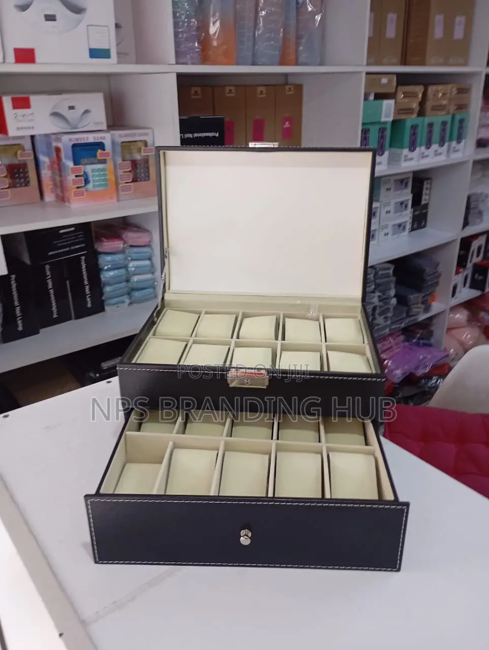 20 Slots Leather Watch Organizer Tet
