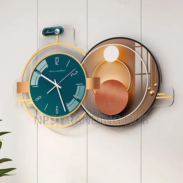 Luxury Decorative Wall Clock Tet