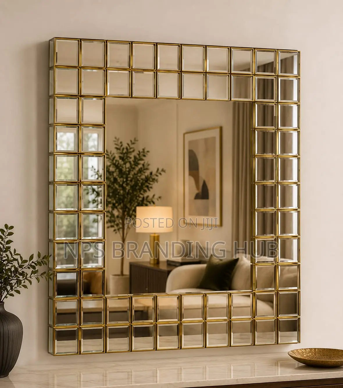 Luxury Decorative Mirror (Big Size) Tet