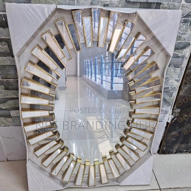Sunburst Oval Luxury Wall Decor Mirror 95*70cm Tet