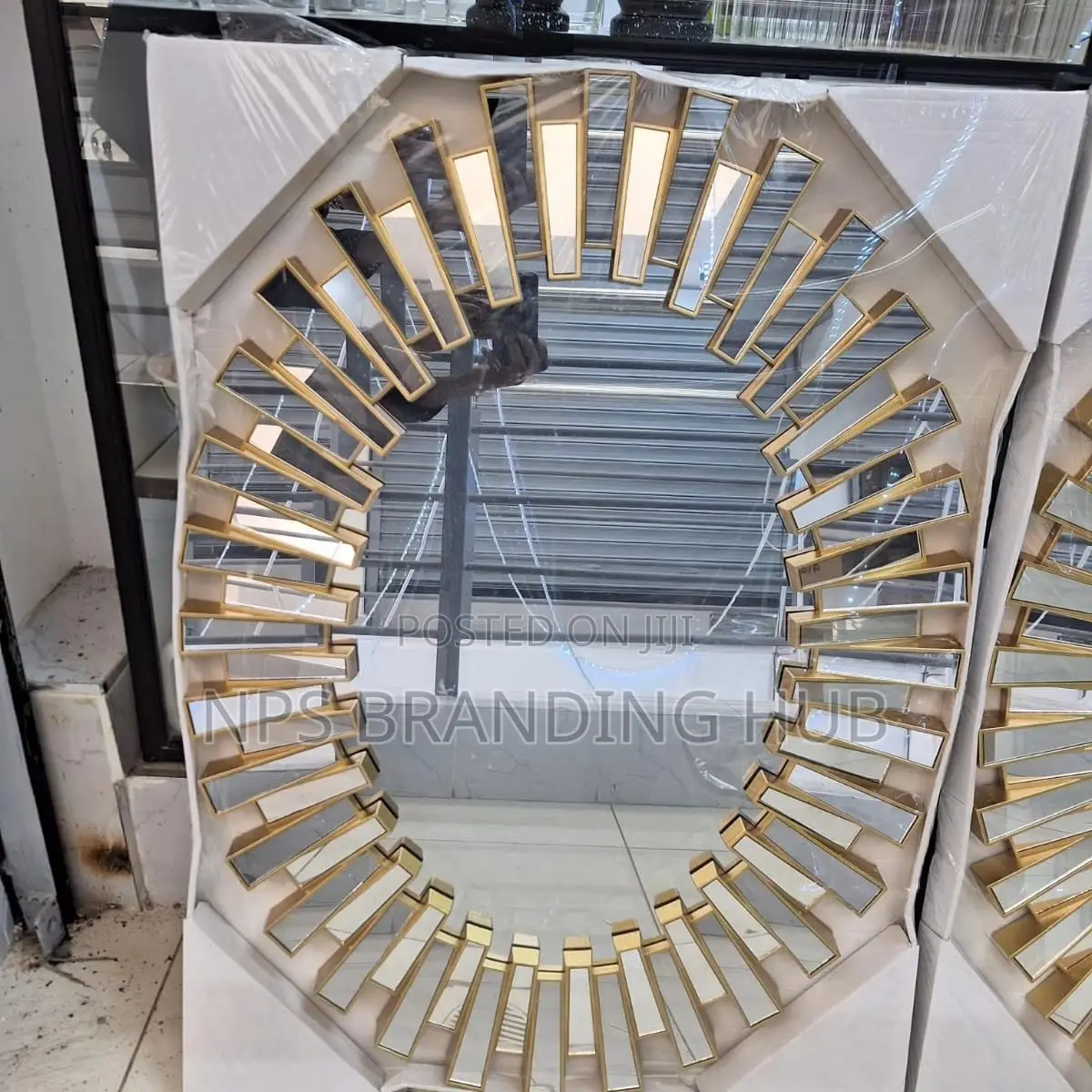 Sunburst Oval Luxury Wall Decor Mirror 95*70cm Tet